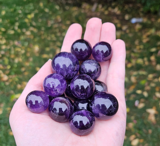 Mini Amethyst Spheres