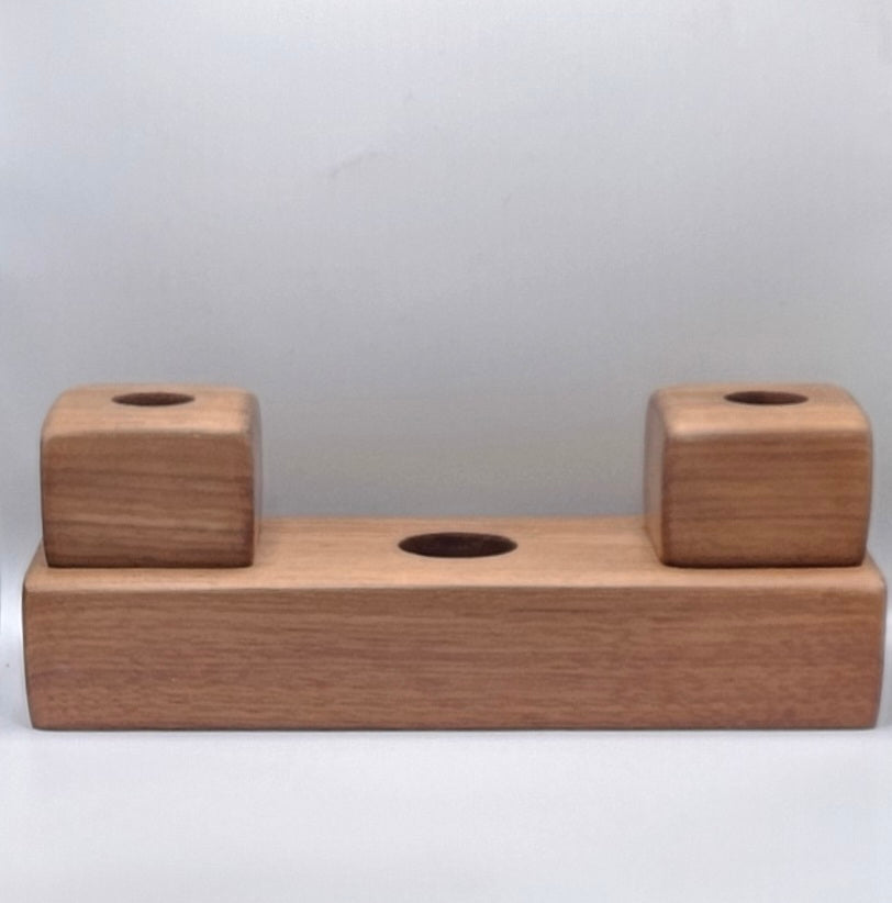 3 Sphere wood stand