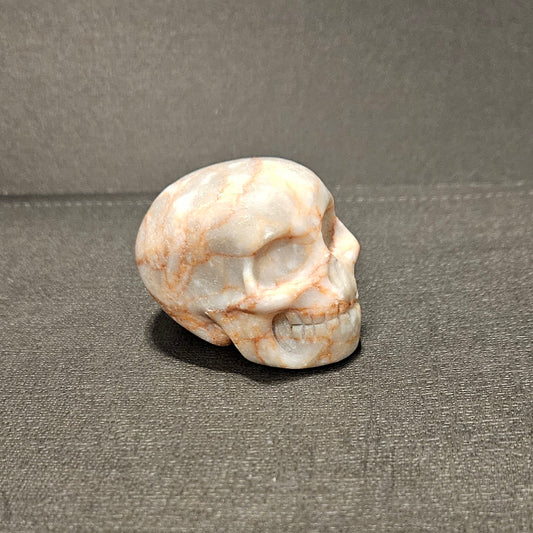 Red Vein Jasper skull