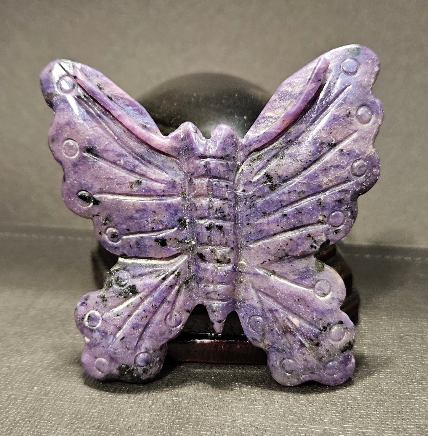 Charoite butterfly