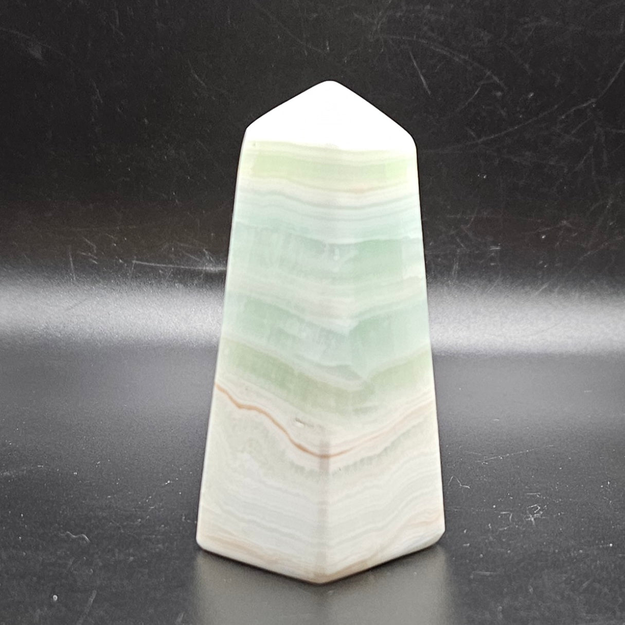 Pistachio Calcite tower