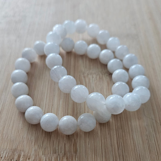 White Moonstone bracelets