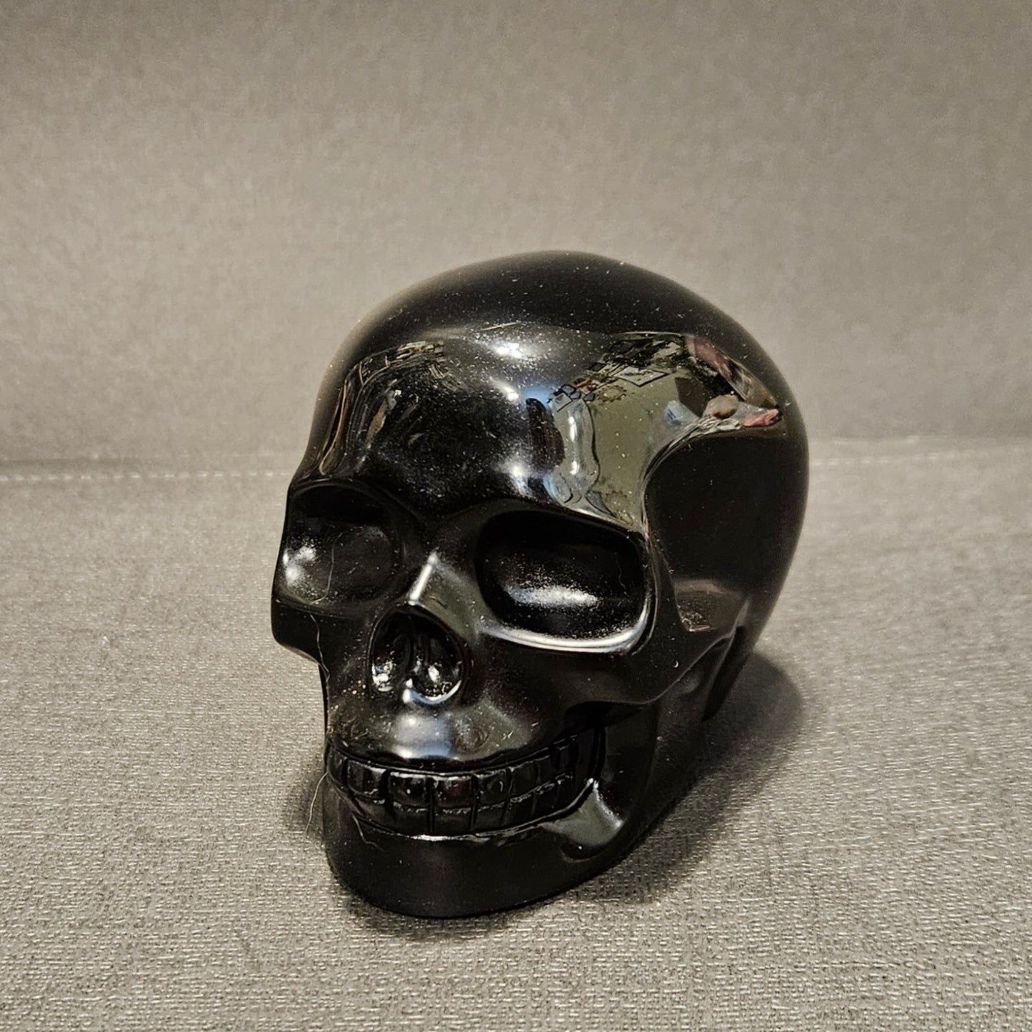 Black Obsidian skull