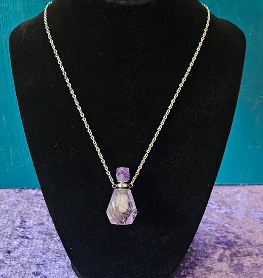 Crystal Perfume Bottle Necklaces