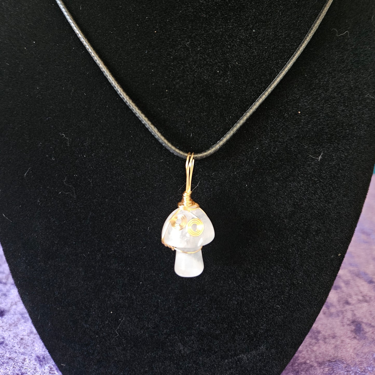 Mushroom Crystal Necklaces