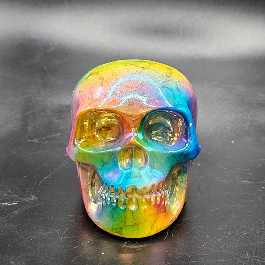 Aura Howlite skull