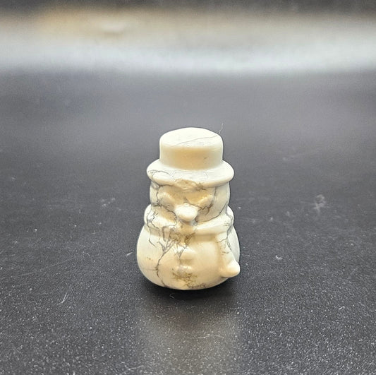 Howlite snowman