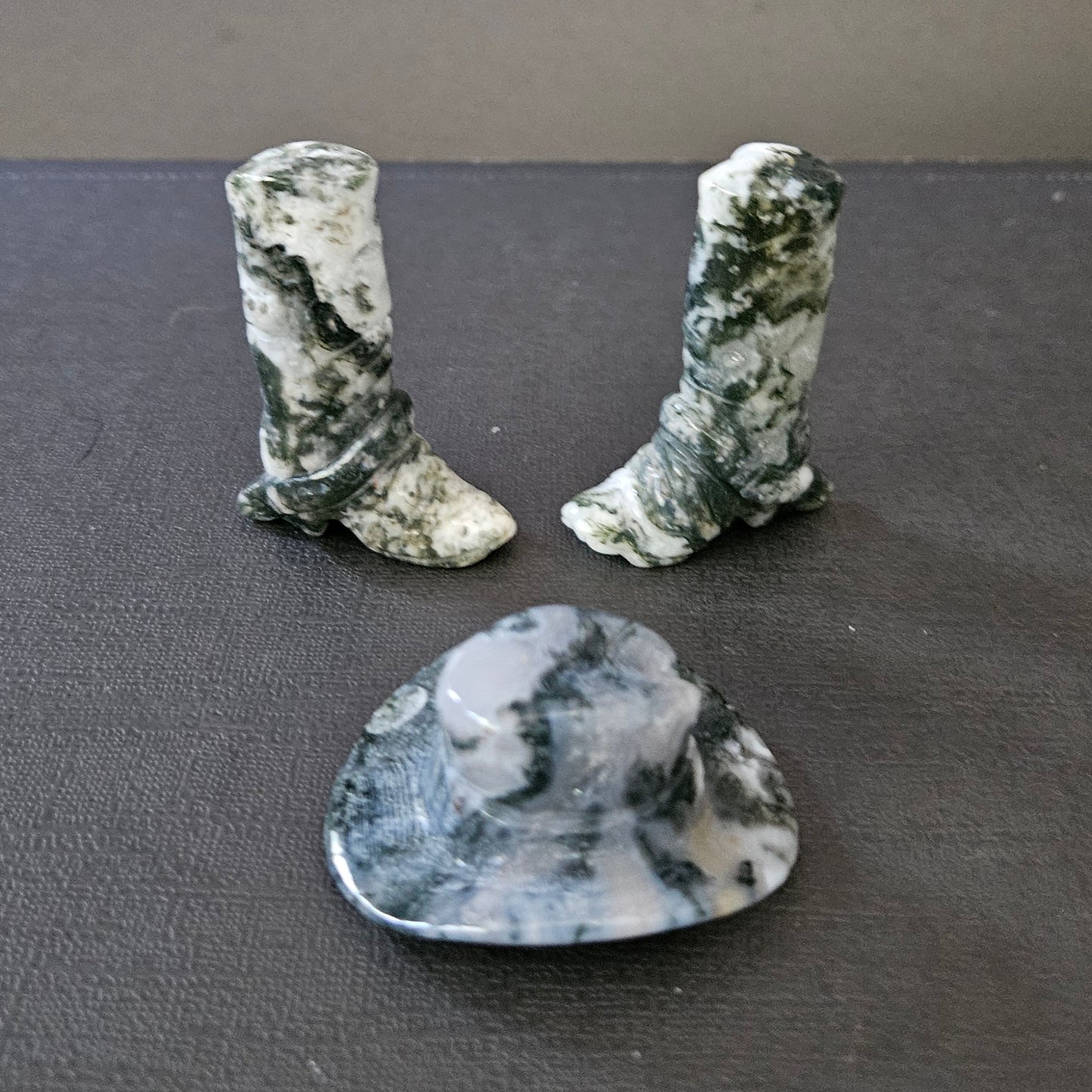 Cowboy Boots and hats- multiple materials