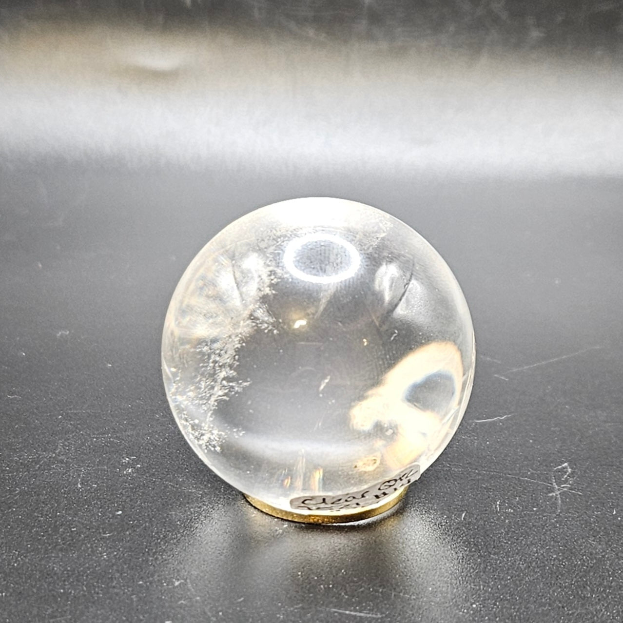 Clear Quartz sphere, small