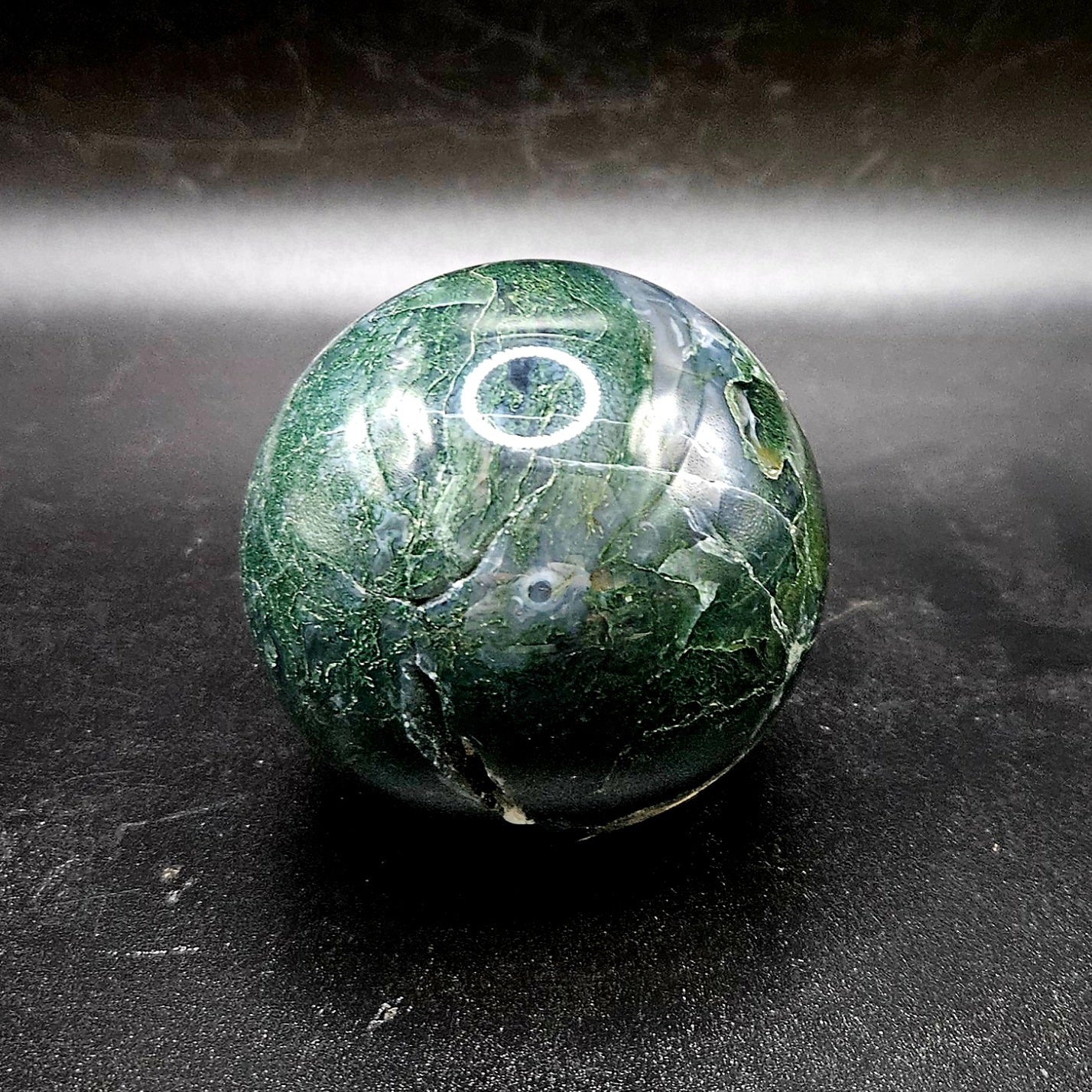 Moss Agate sphere