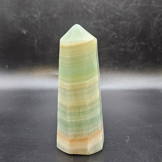 Pistachio Calcite Tower