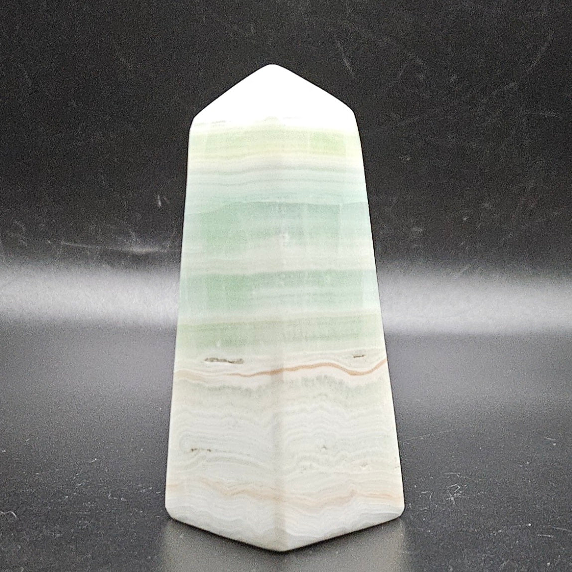 Pistachio Calcite tower