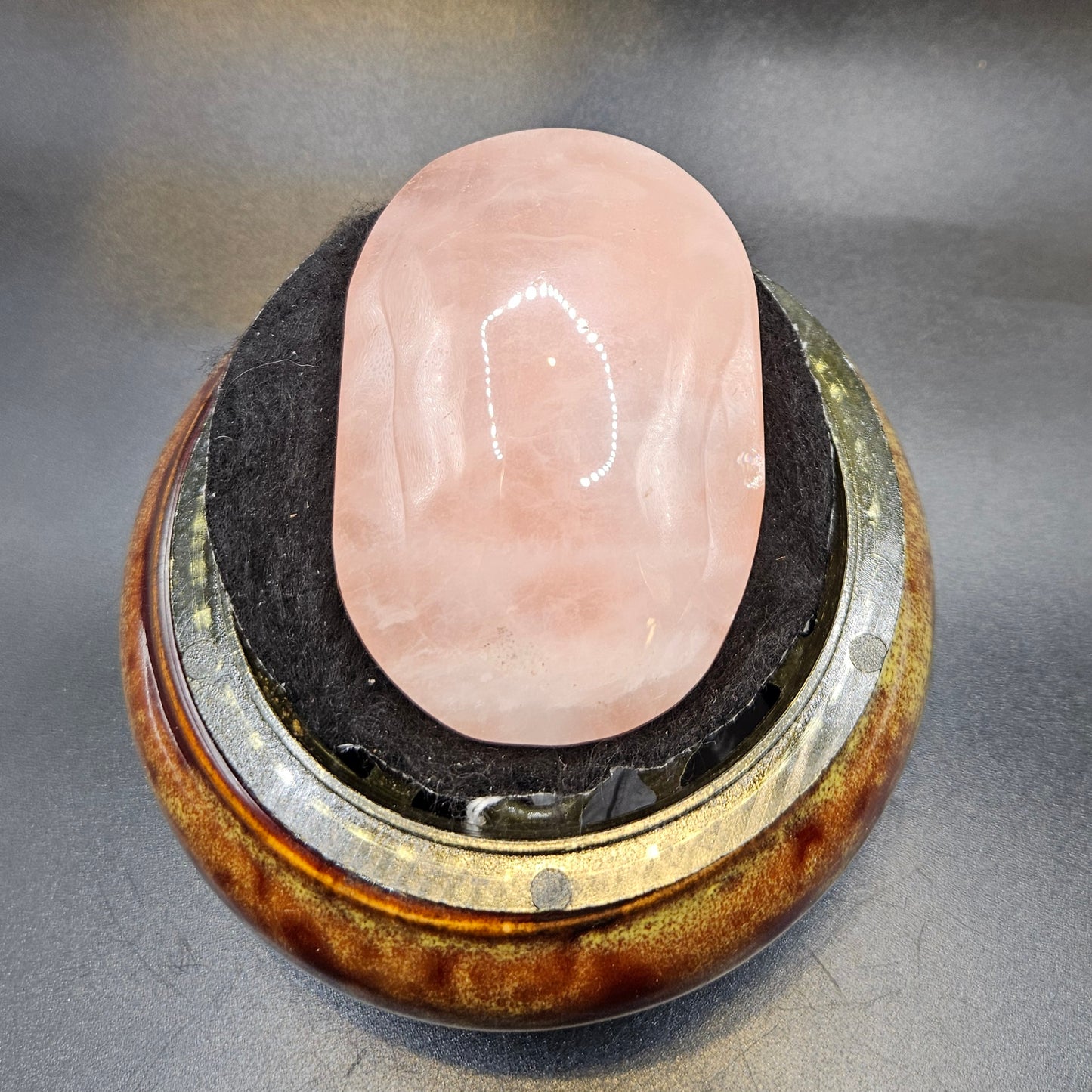 Rose Quartz palm stone*