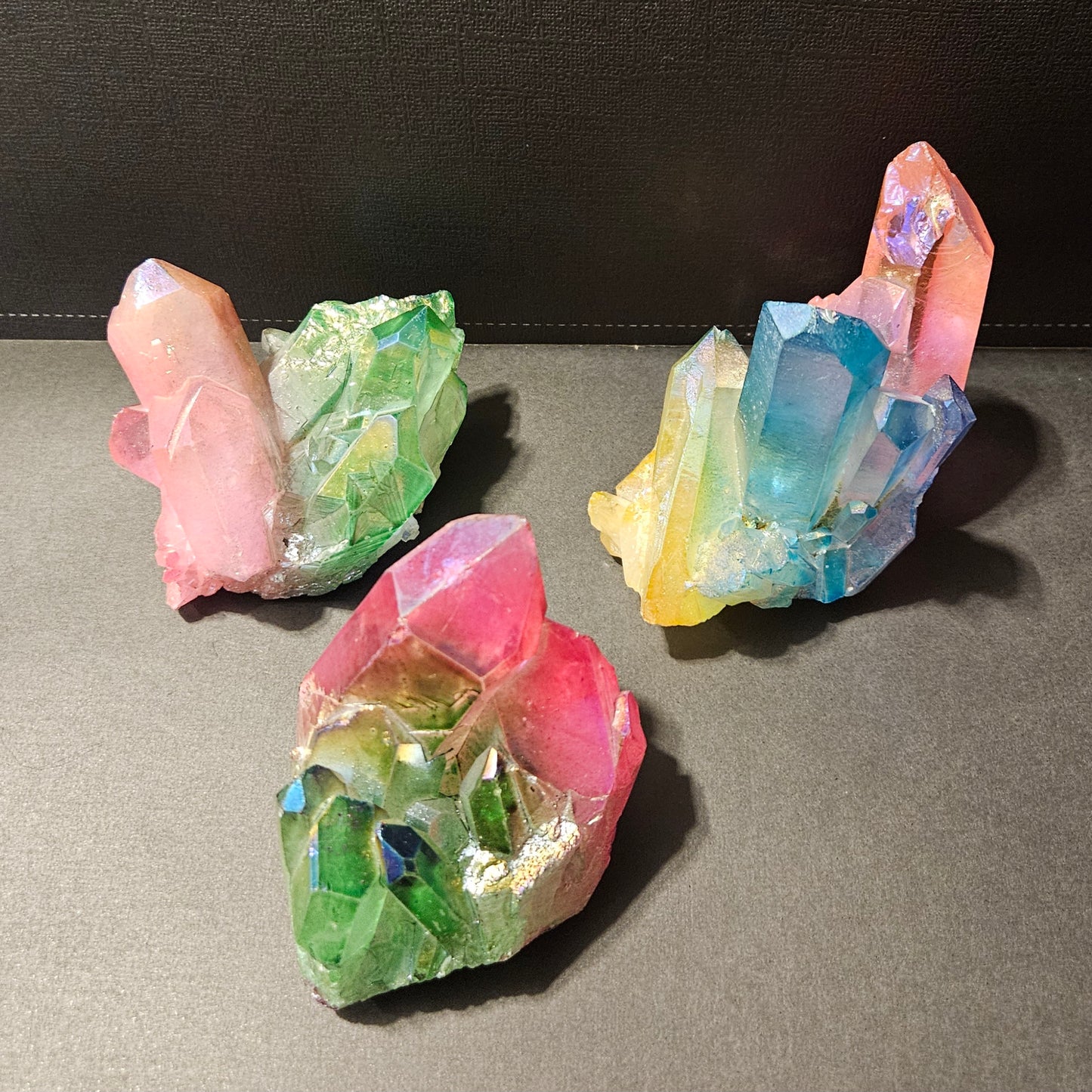 Aura Quartz Clusters