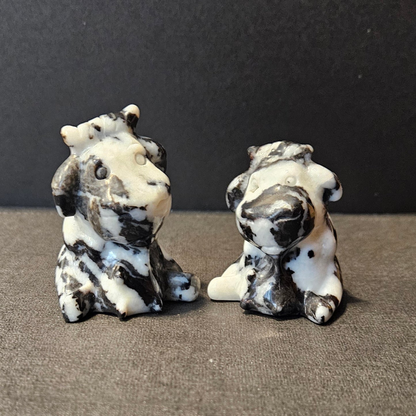 Zebra Stone Cows- 2" (smaller)