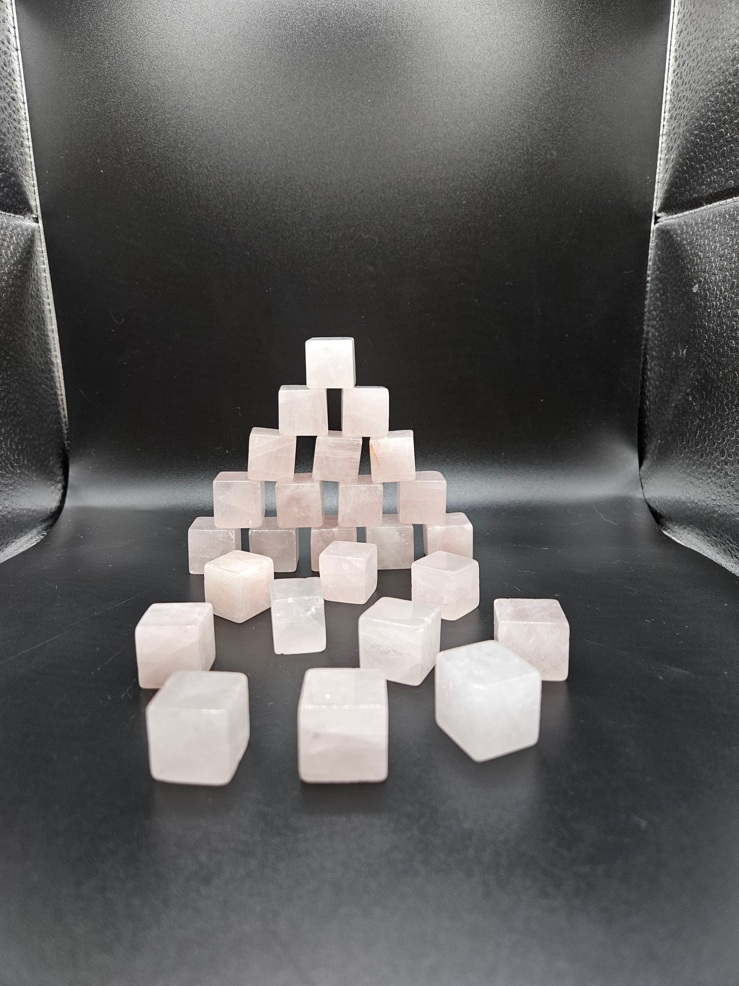 Rose Quartz cubes