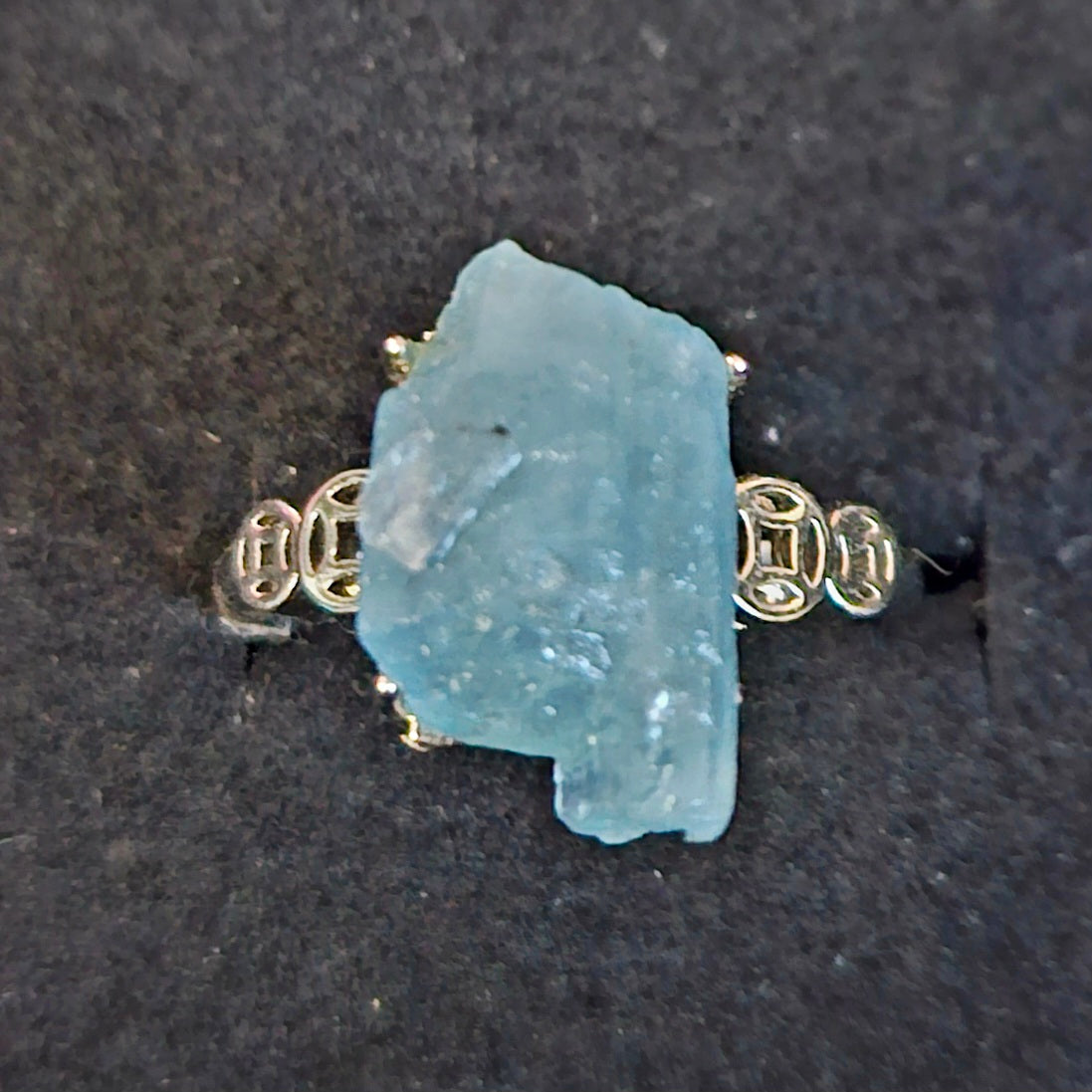 Aquamarine rings