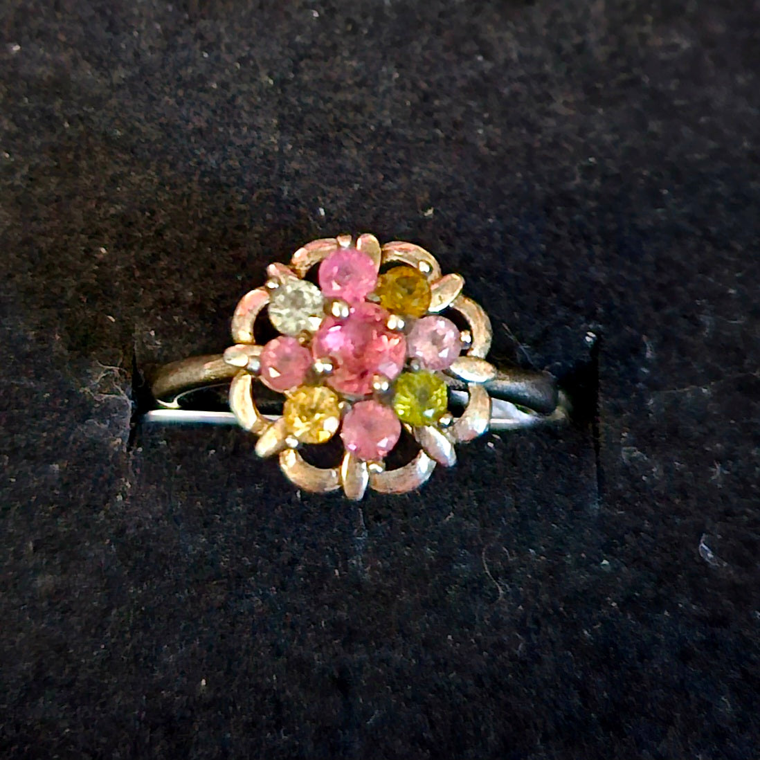 Watermelon Tourmaline fidget ring