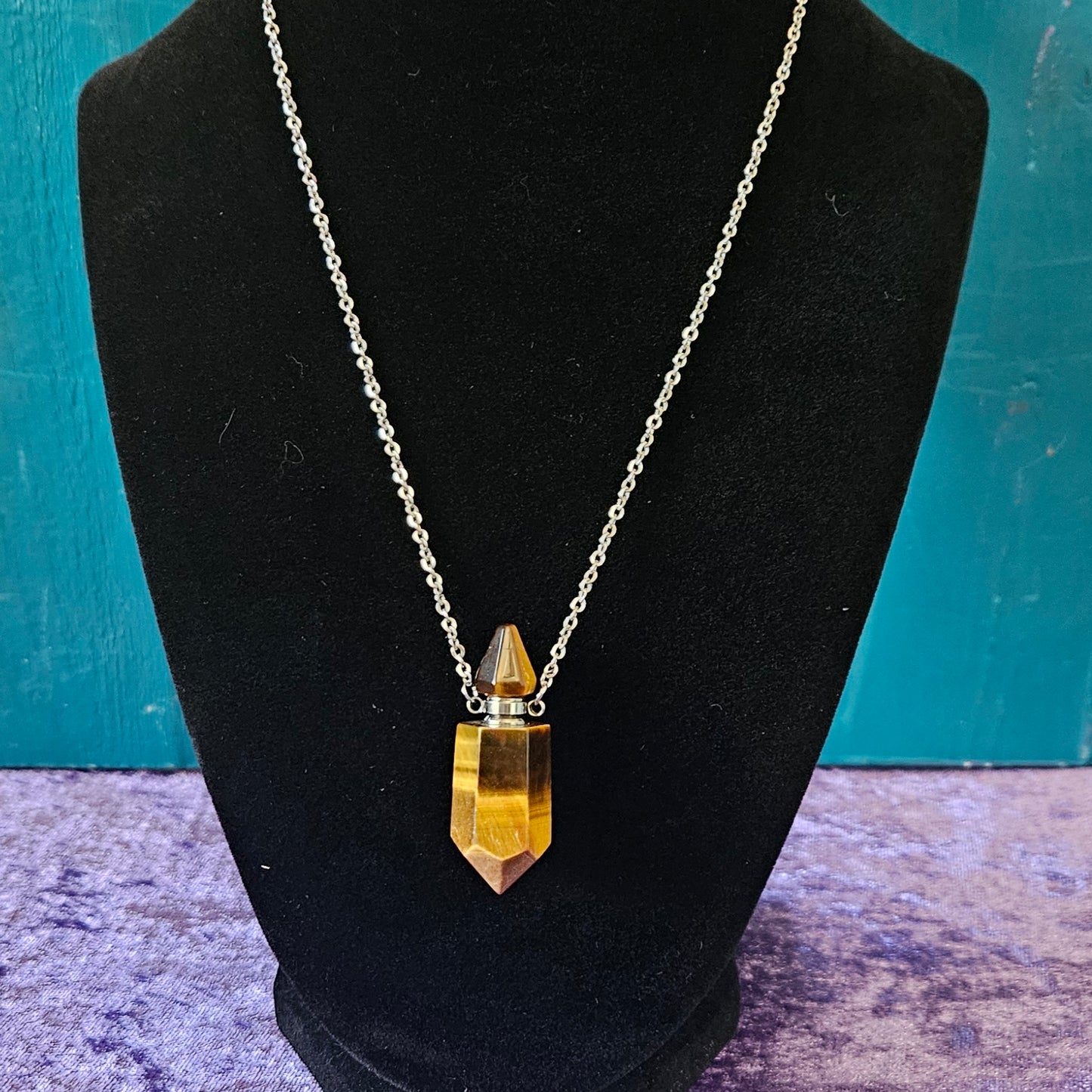 Crystal Perfume Bottle Necklaces