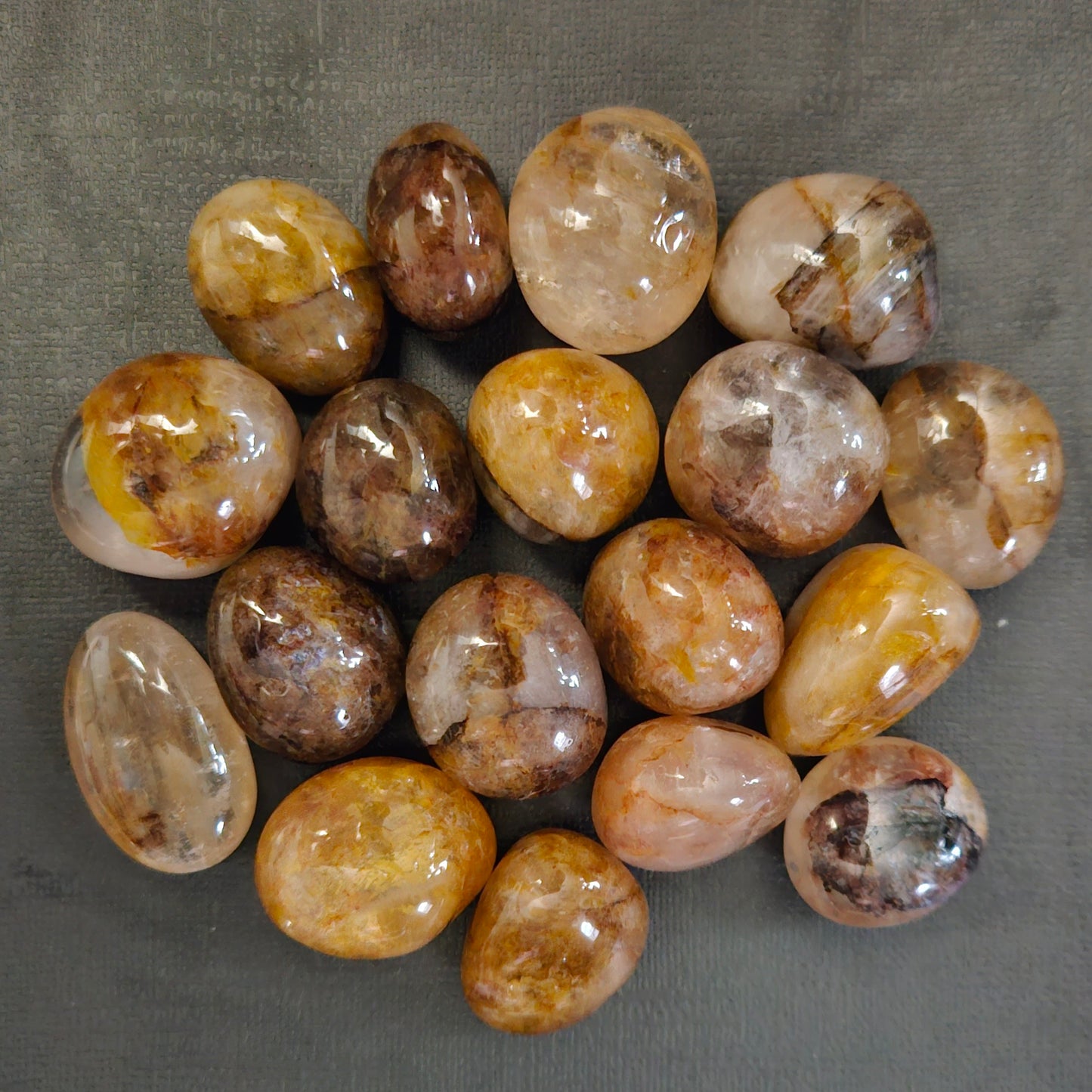 Fire Quartz Tumbles