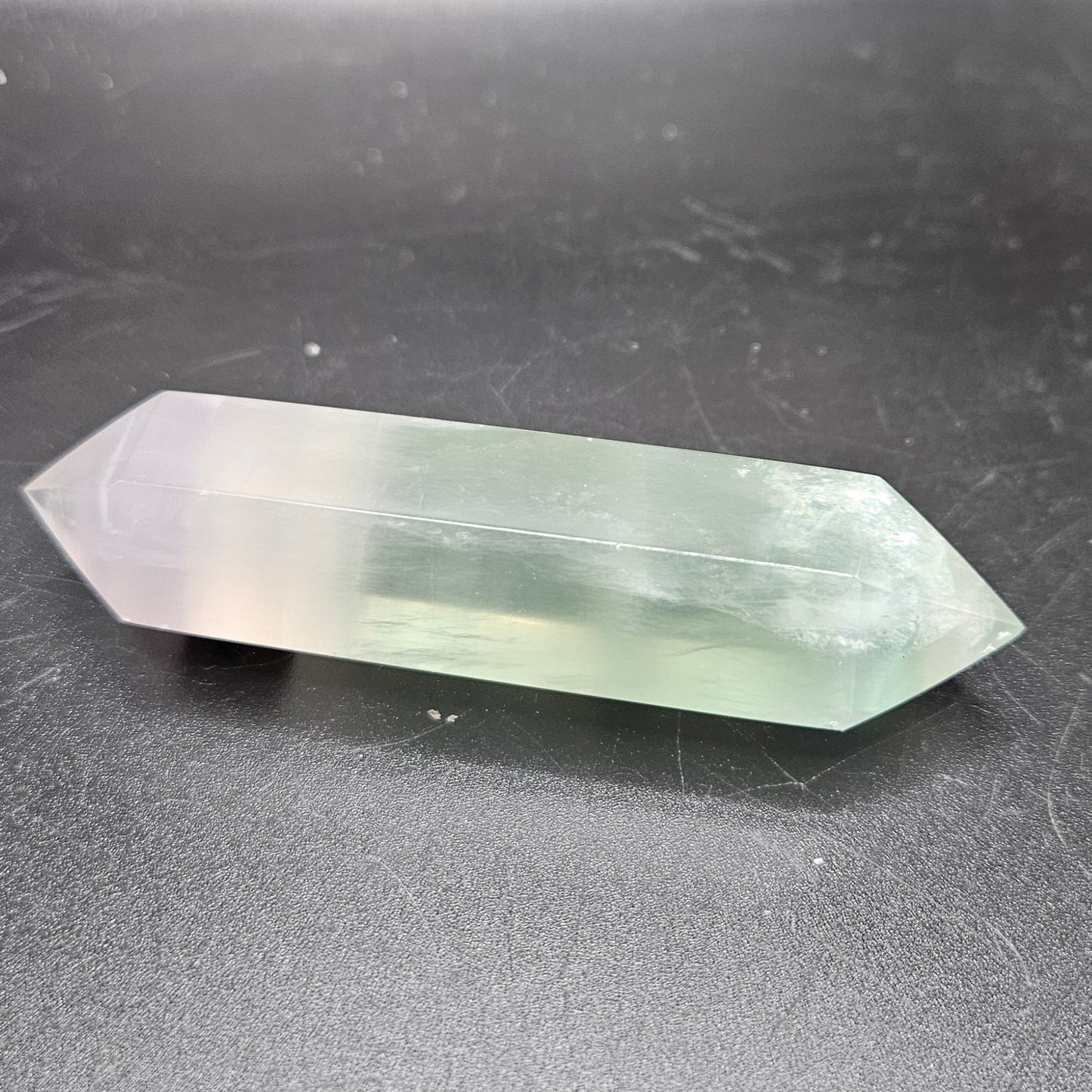 Fluorite double terminated point