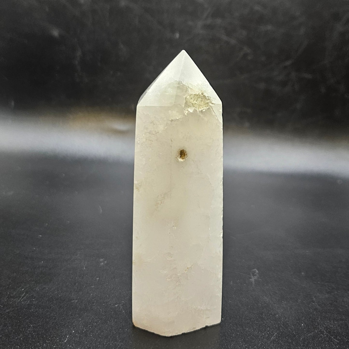 Druzy Milky Quartz tower