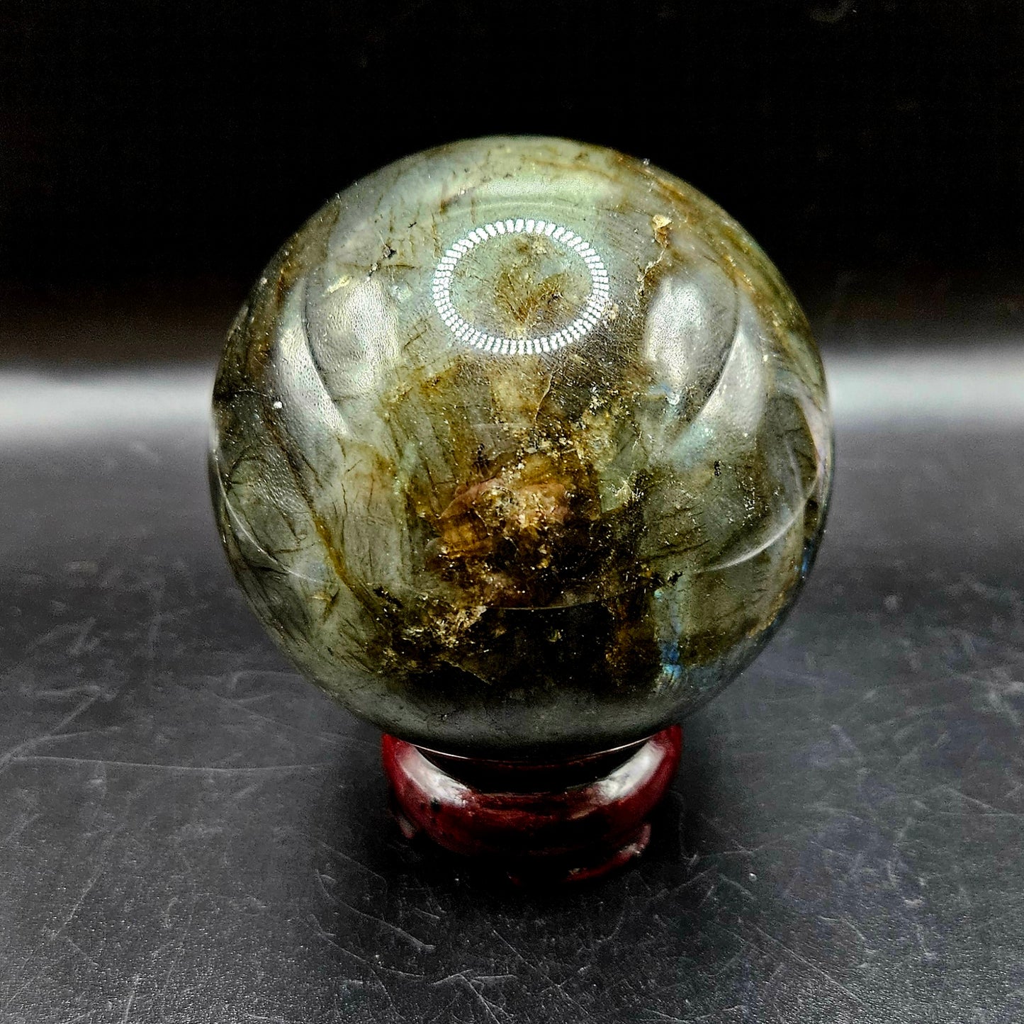 Labradorite sphere