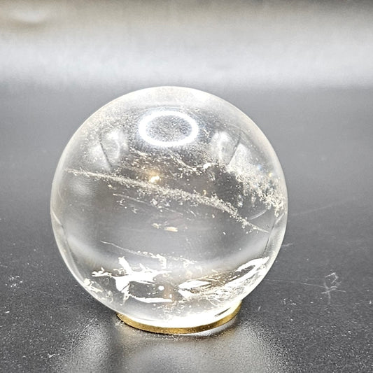 Clear Quartz sphere, small