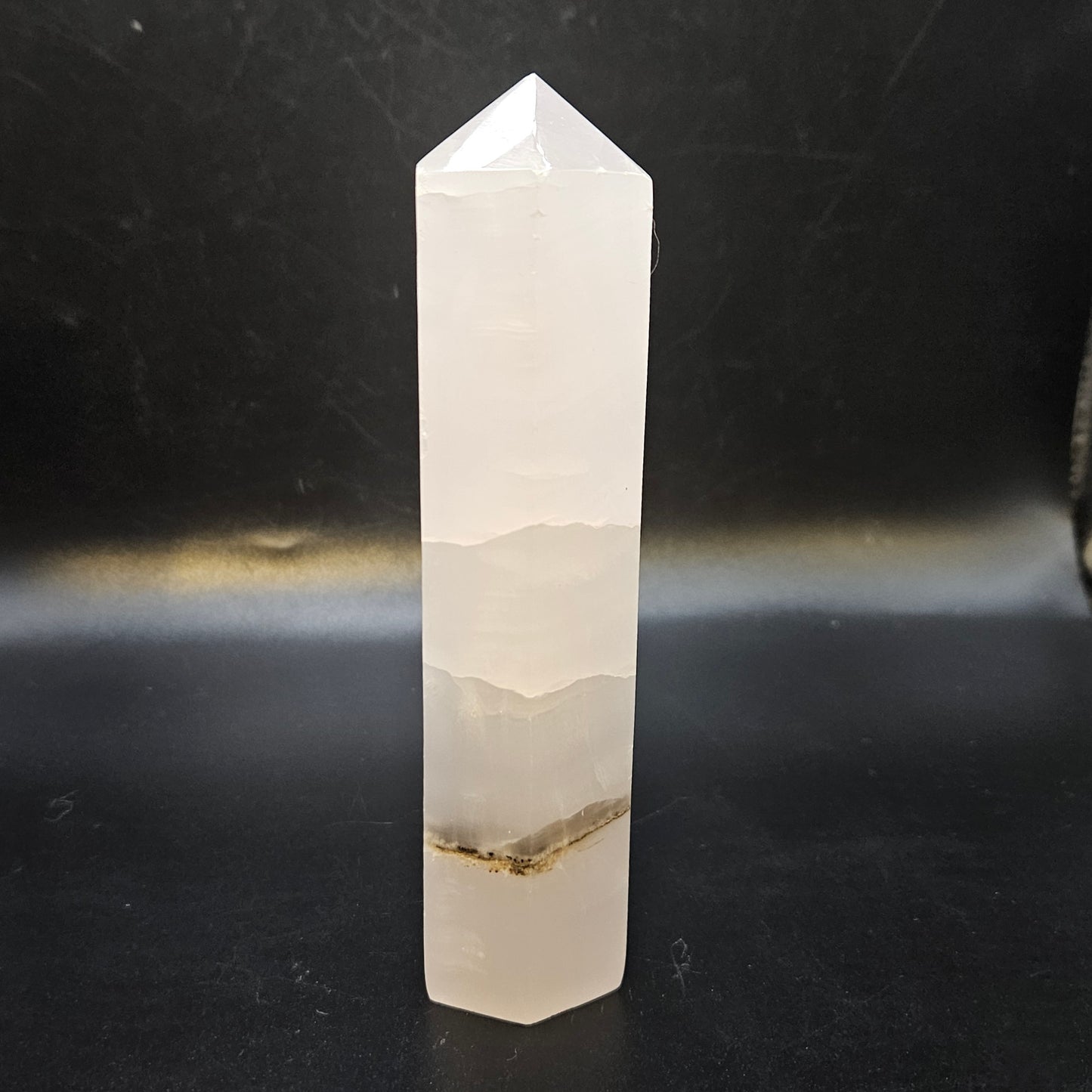 Smoky Pink Calcite Tower