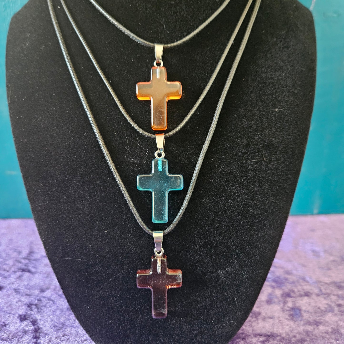 Cross Resin Necklaces