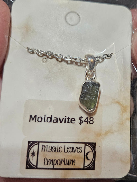 Moldavite Pendants