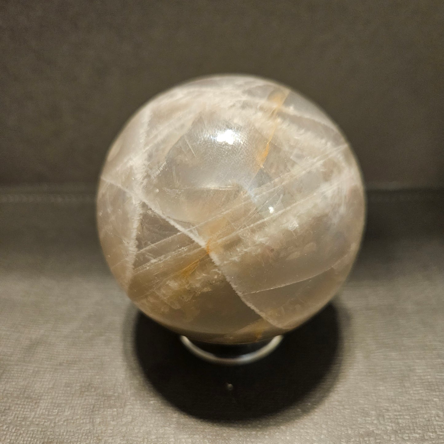 Blue Rose Quartz sphere