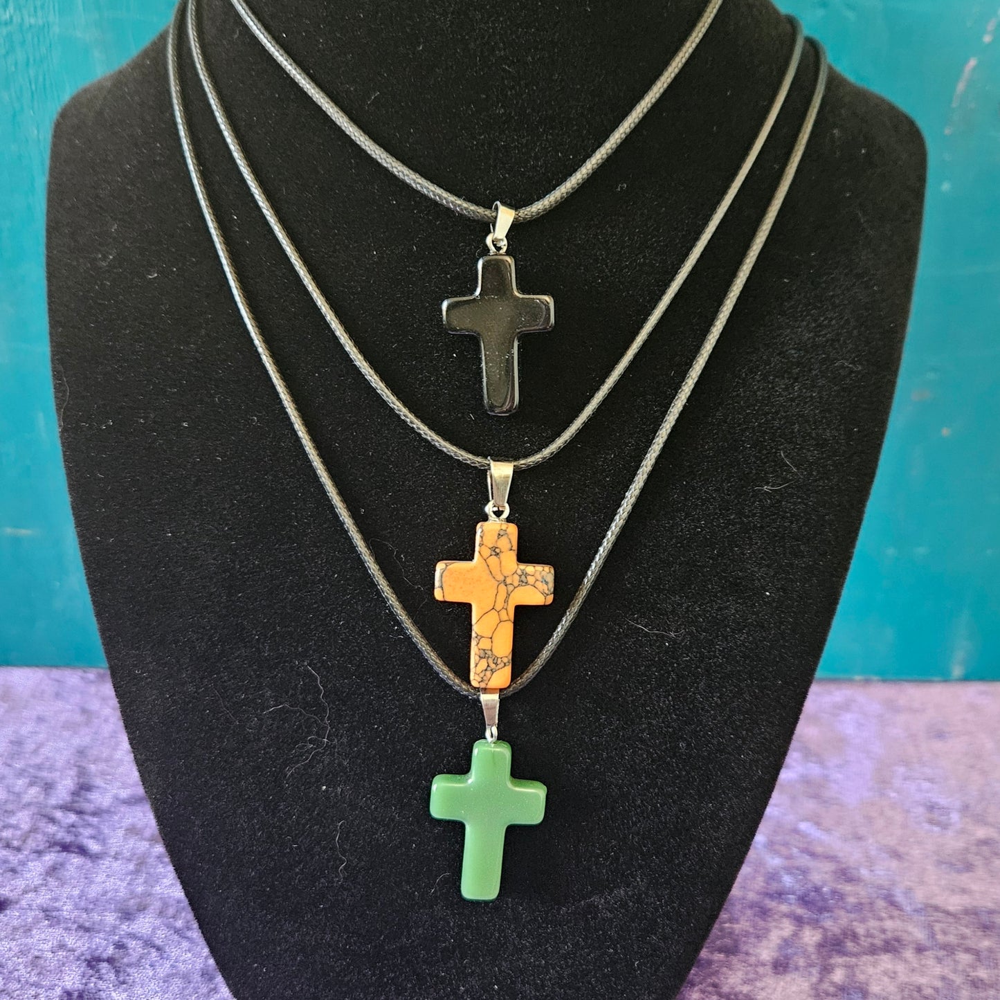 Cross Resin Necklaces