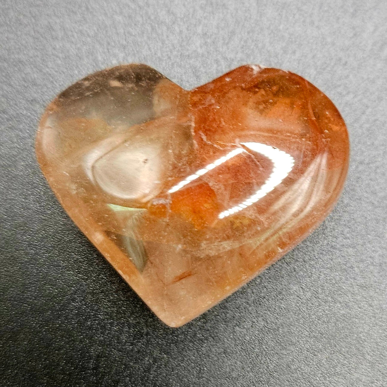 Fire Quartz Heart