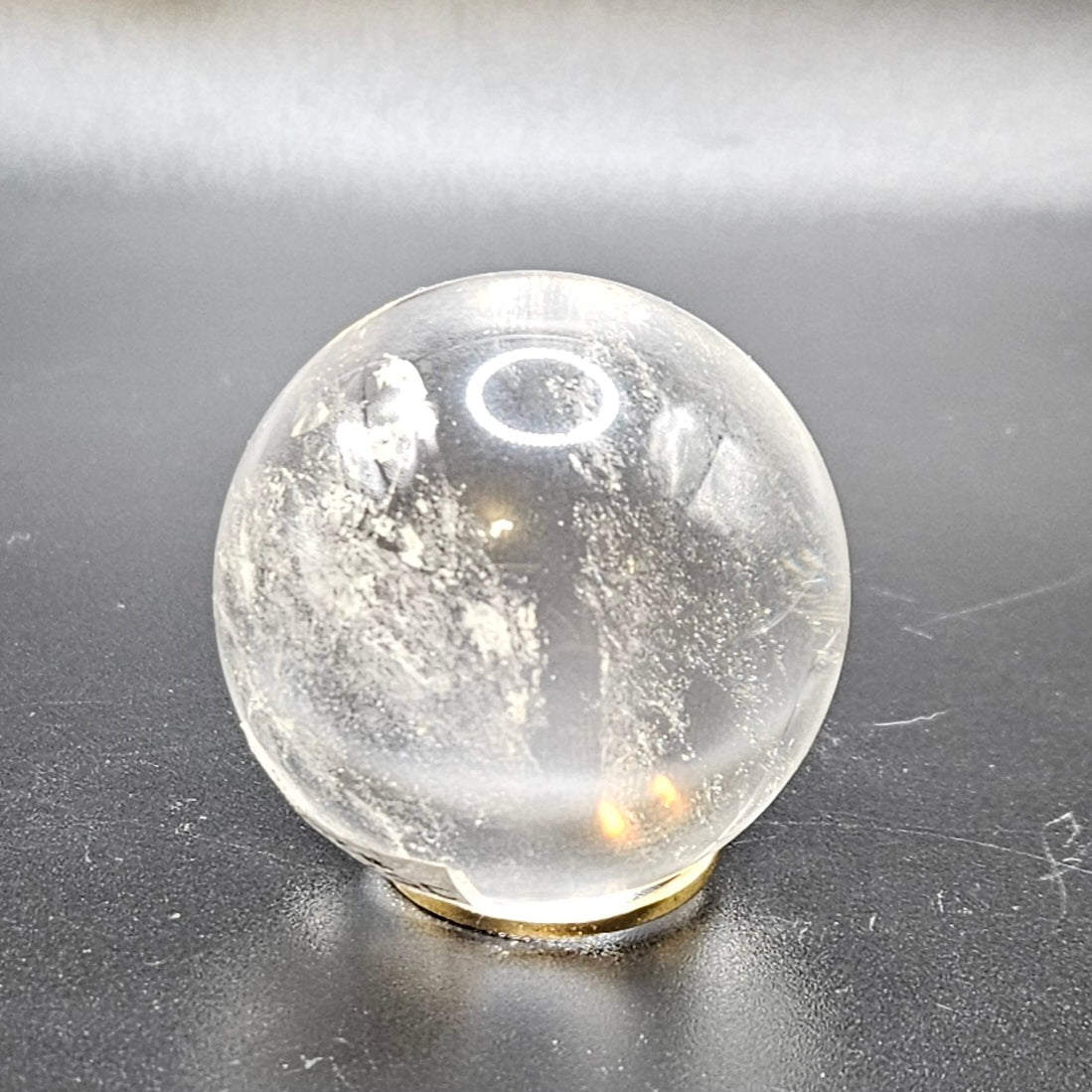 Clear Quartz sphere, small