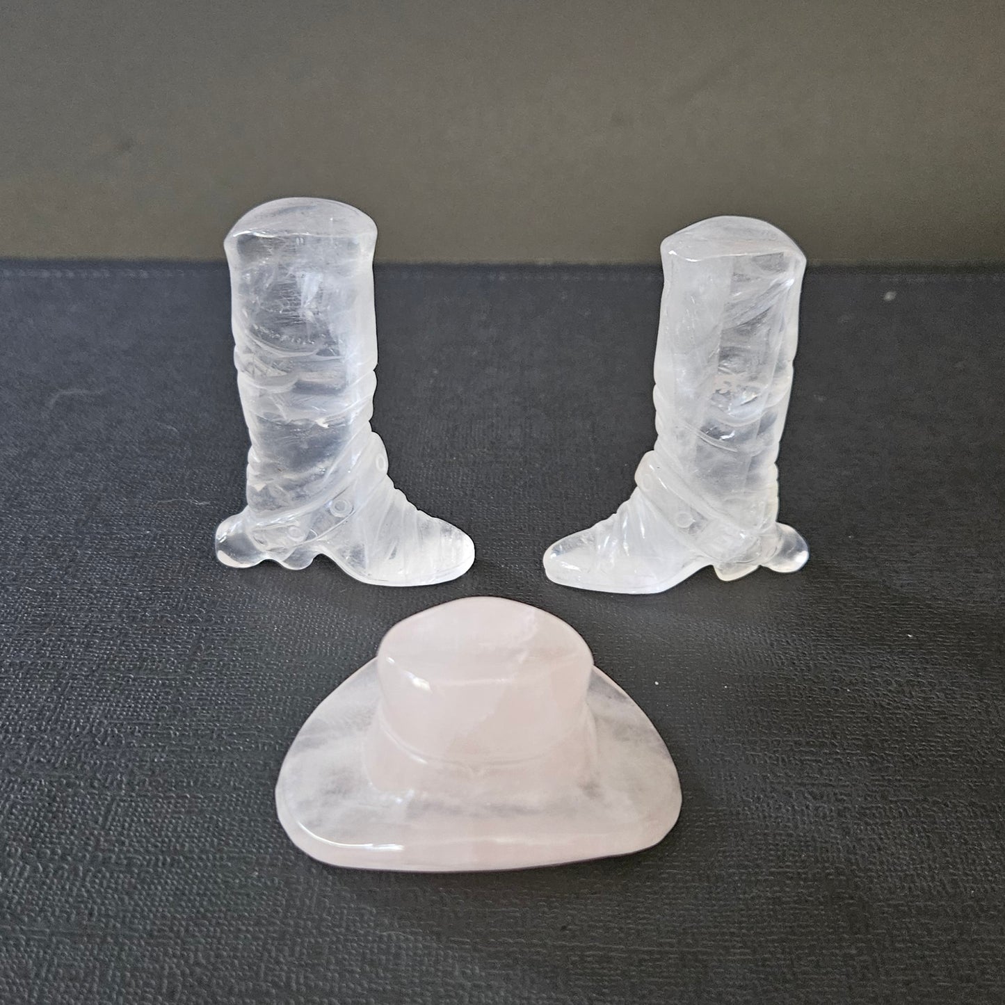 Cowboy Boots and hats- multiple materials