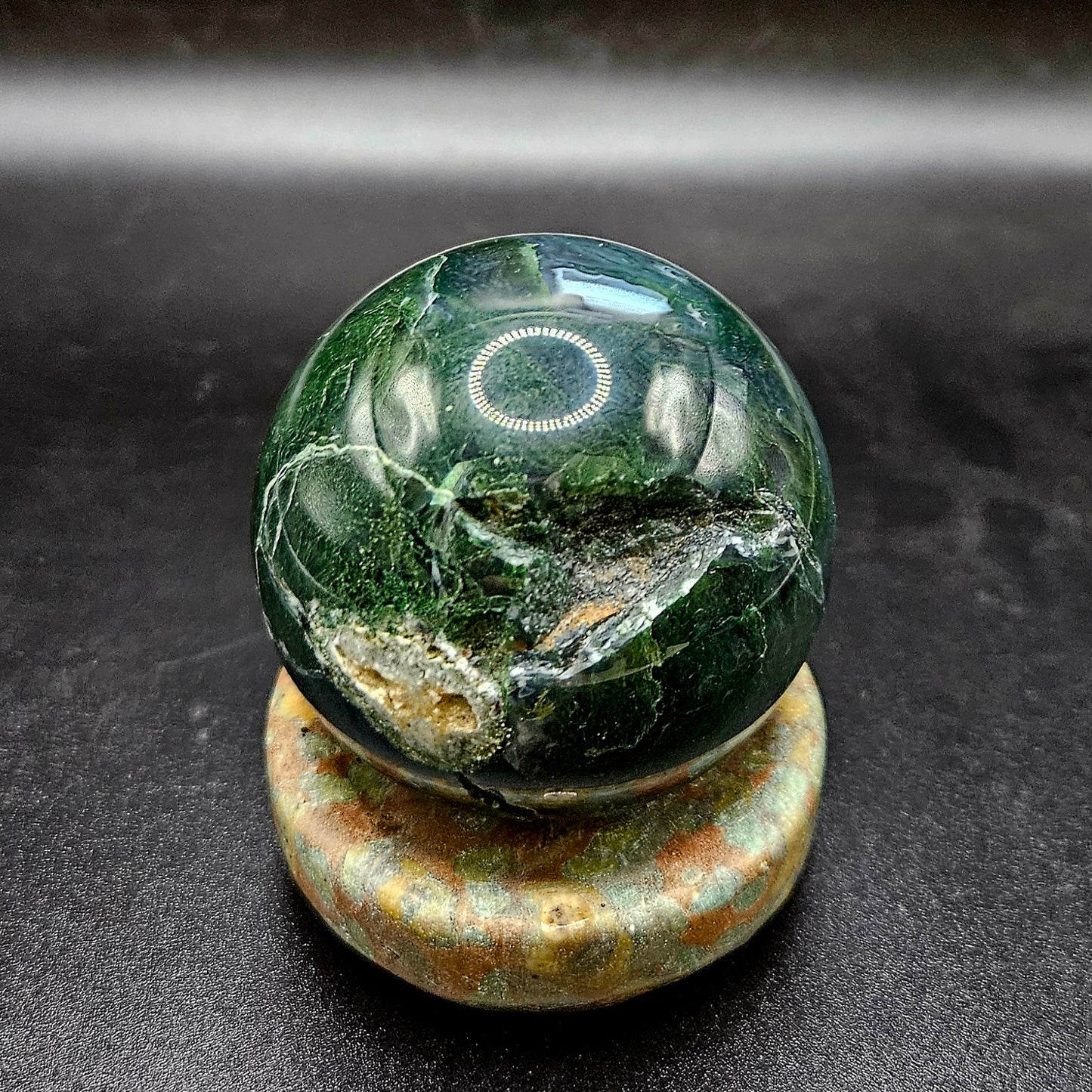 Moss Agate sphere