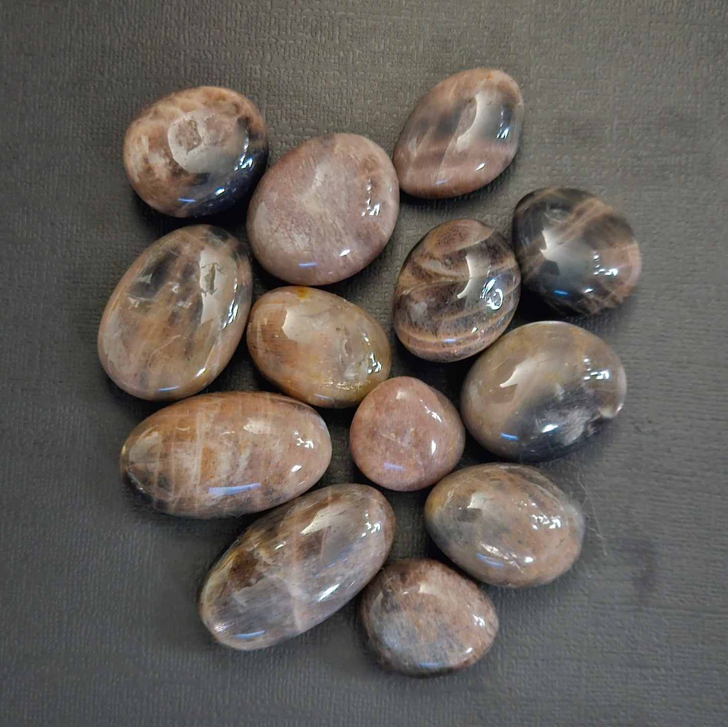 Black Moonstone Tumbles