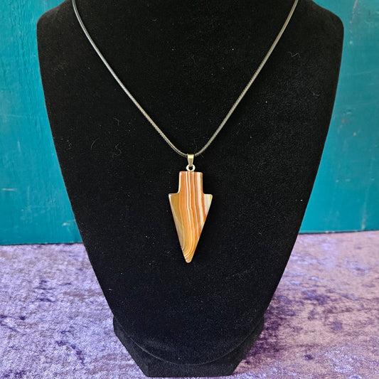 Carnelian Arrow Necklace