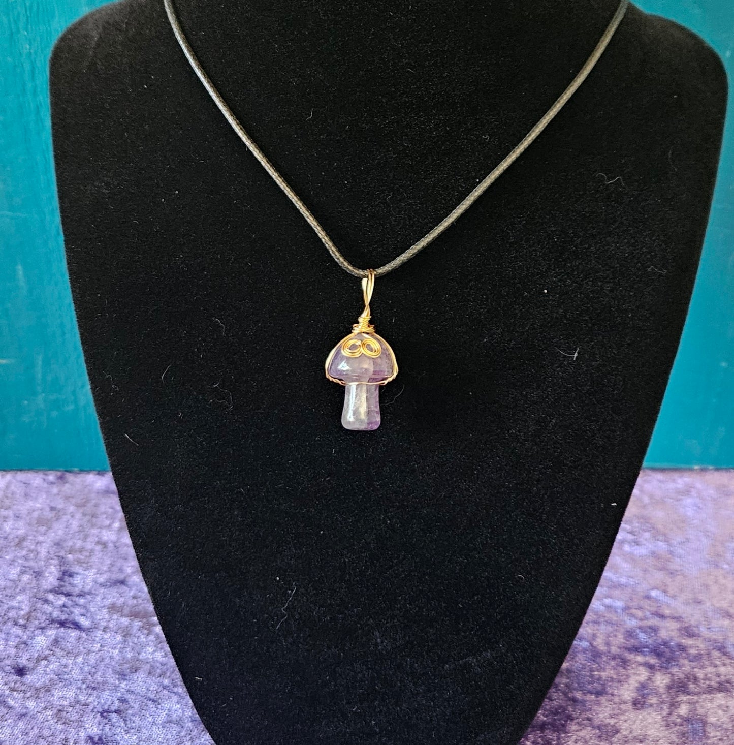 Mushroom Crystal Necklaces