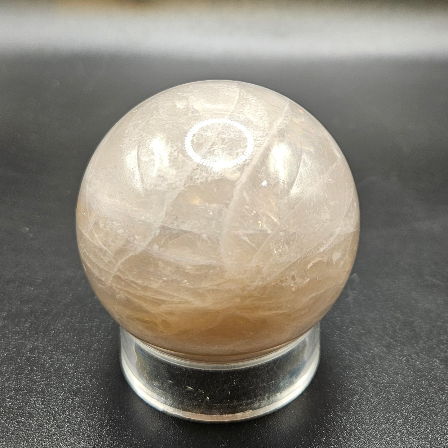 Blue Rose Quartz sphere