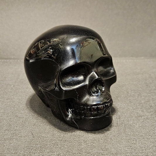 Black Obsidian skull