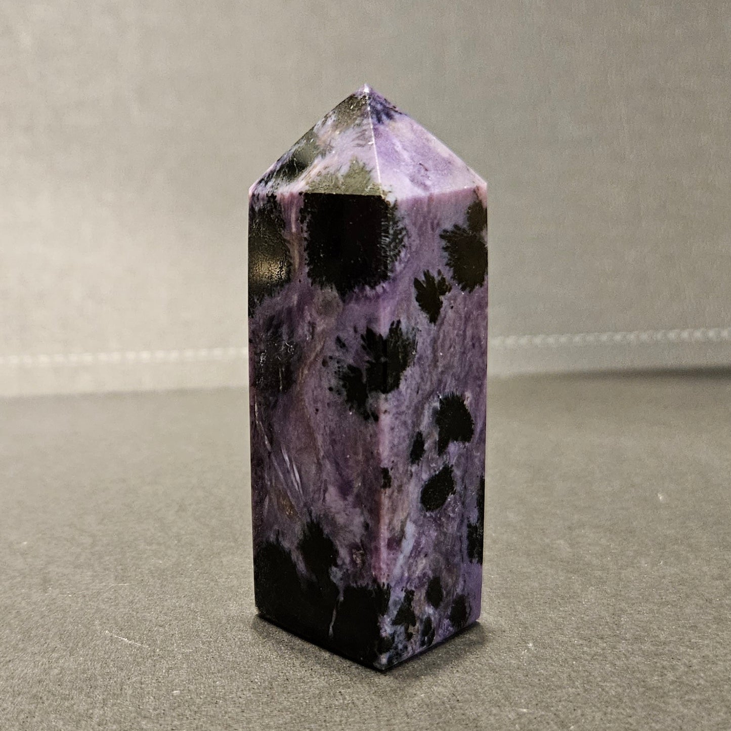 Charoite tower