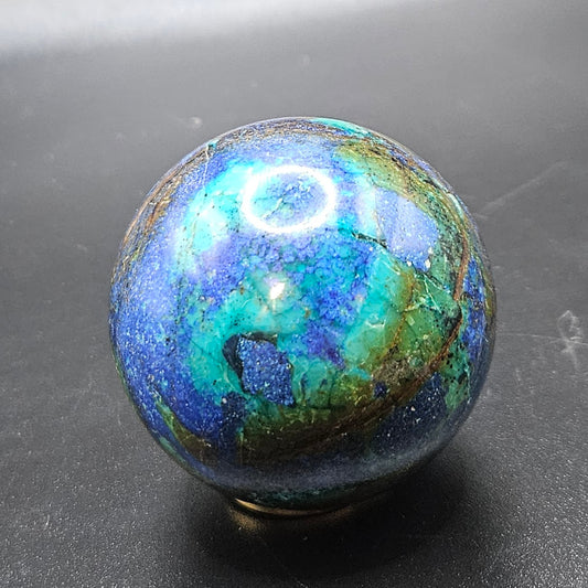 Azurite sphere