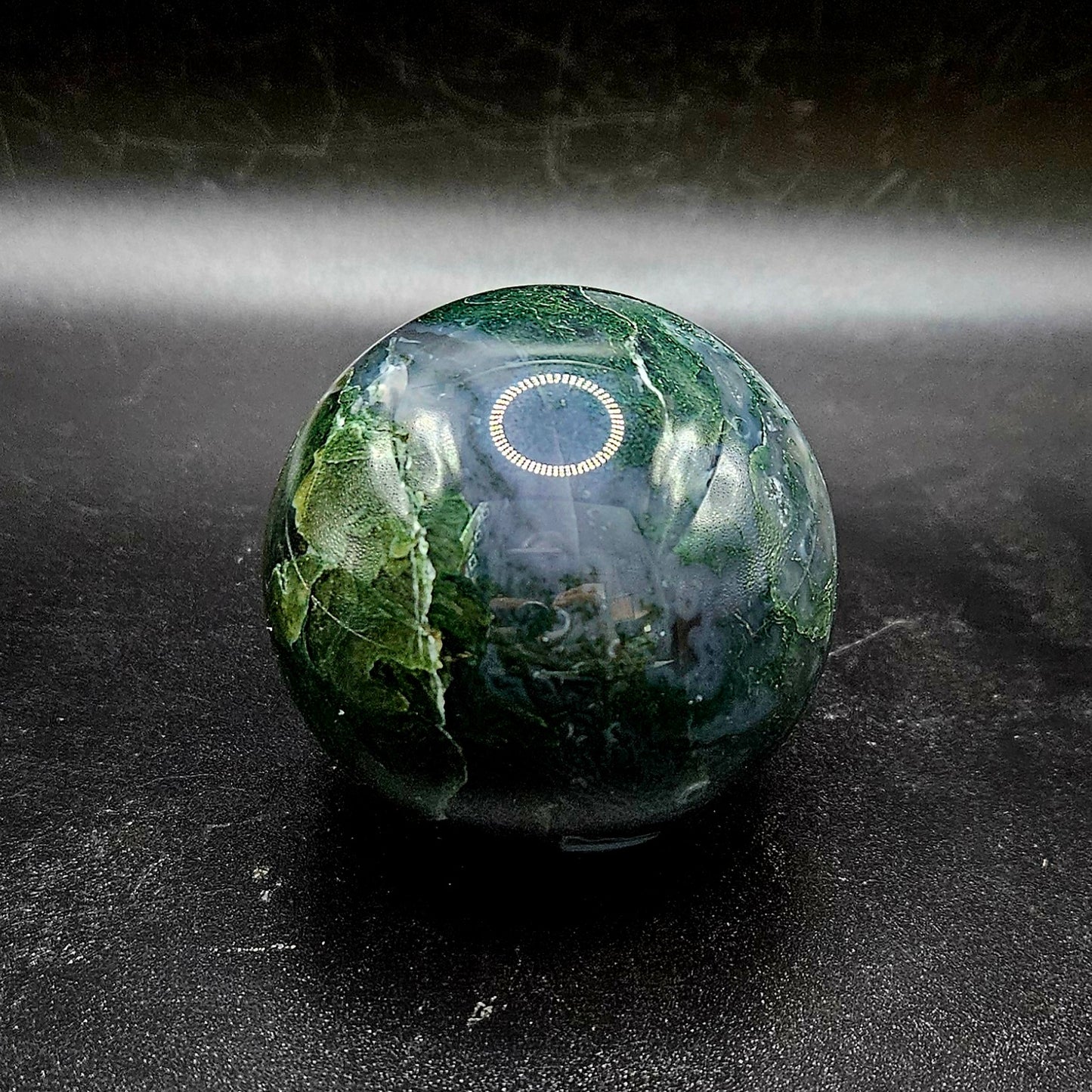 Moss Agate sphere